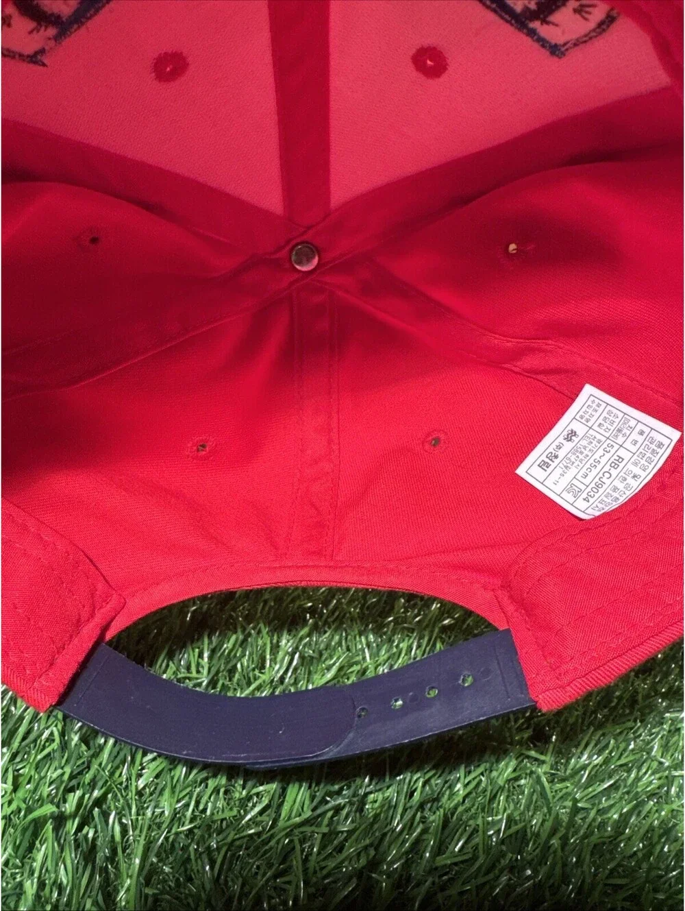 Cartoon Monster Face  Hat with Ear Accents SnapBack Youth Size